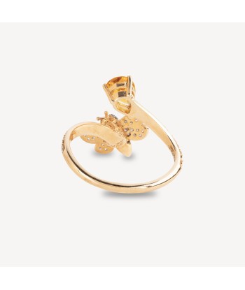 Bague Honey Bee Drop Citrine Diamond Or Rose livraison et retour toujours gratuits