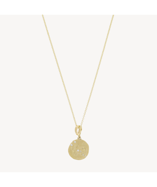 Of The Stars Taurus Small Coin Necklace votre