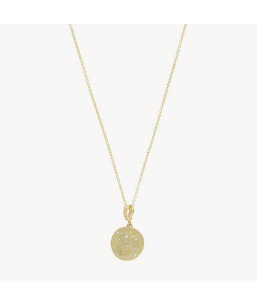 Of The Stars Aquarius Small Coin Necklace online