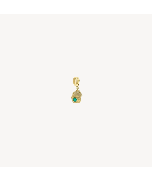 Emerald Scattered Small Gold Nugget Charm Venez acheter