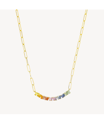 Collier Chasing Rainbows brillant des détails fins