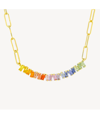 Collier Chasing Rainbows brillant des détails fins