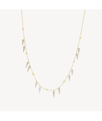 Spikes on Chain Choker Necklace Voir les baskets