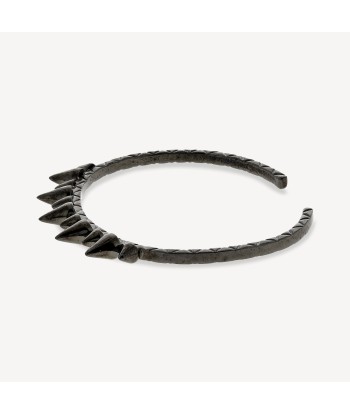 Bracelet Spike Argent Noir pas cheres