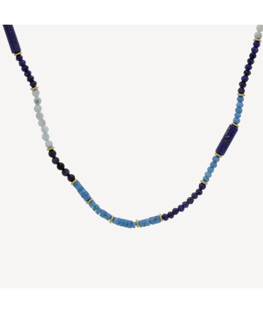 Collier Light Turquoise and Lapis solde