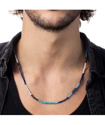 Collier Light Turquoise and Lapis solde