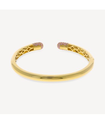 Bracelet Pink Sapphire Gold Tube le concept de la Pate a emporter 