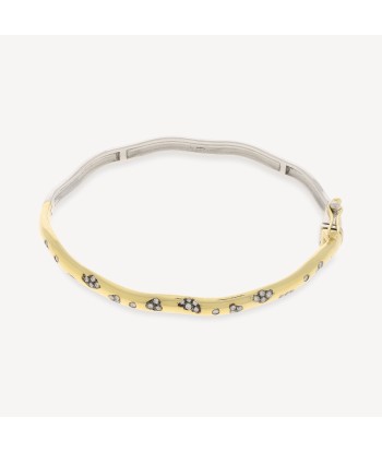 Bracelet Rebellion 2 Tone with Partial Diamonds vente chaude votre 