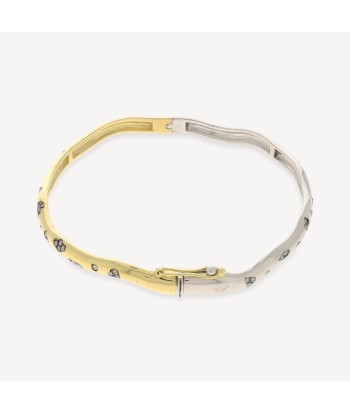 Bracelet Rebellion 2 Tone with Partial Diamonds vente chaude votre 