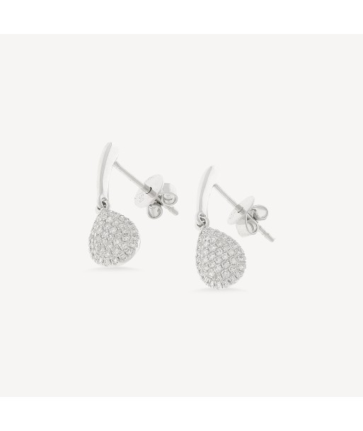 Boucles d'oreilles Or Blanc et Diamants Vous souhaitez 