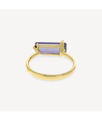 Bague Or Jaune Tanzanite et Diamants 2 - 3 jours ouvrés.