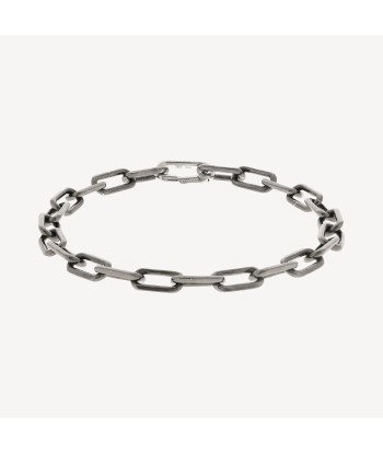 Bracelet Saxon Black Rhodium and Silver chez Cornerstreet bien 