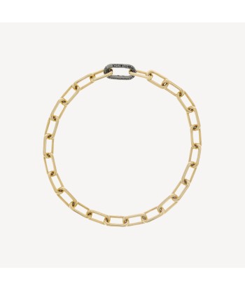 Bracelet Saxon Gold and Black Diamond Link des créatures d'habitude