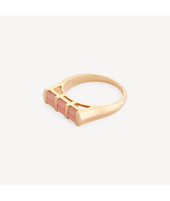 Bague Pink Opal Double Baguette commande en ligne