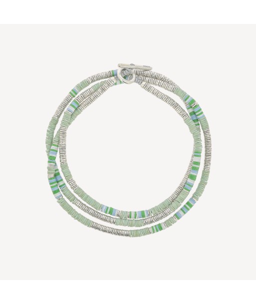 Komodo Triple Wrap Bracelet Green Pattern soldes