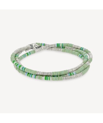 Komodo Triple Wrap Bracelet Green Pattern soldes