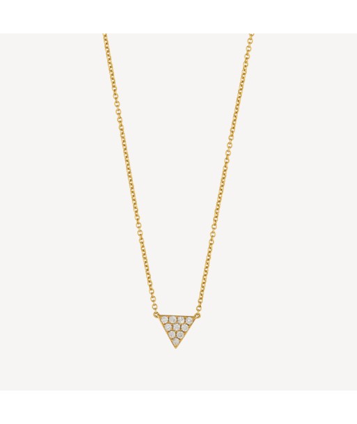 Collier Small Diamond Triangle Comparez plus de prix