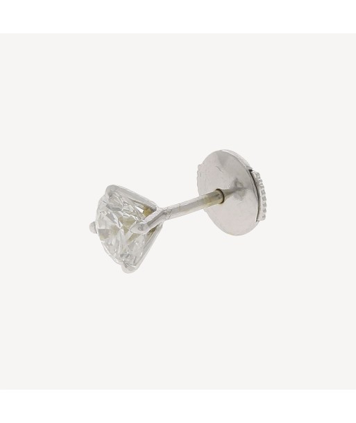 Boucle d'oreille Clou Diamant pas cher