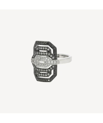 Bague Mini My Way Dégradé et Argent Noir Comparez plus de prix