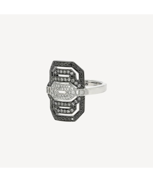 Bague Mini My Way Dégradé et Argent Noir Comparez plus de prix