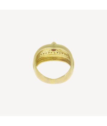 Bague Vintage Rubis et Diamants Or Jaune Toutes les collections ici