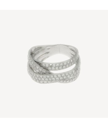 Bague Vintage Diamants Blancs Véritable concentré