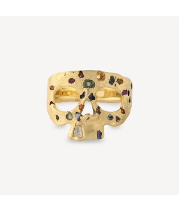 Bague Extra Small Skull Confetti Arc-en-ciel de votre