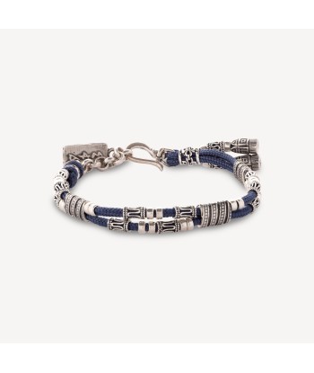 Bracelet elie simple tour bleu navy offre 