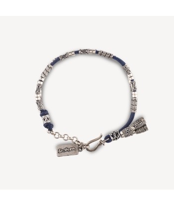 Bracelet elie simple tour bleu navy offre 