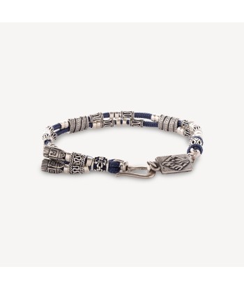 Bracelet elie simple tour bleu navy offre 