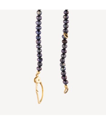 Black pearls necklace online