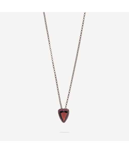 Collier Coeur Grenat et Rubis 2 - 3 jours ouvrés.