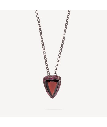 Collier Coeur Grenat et Rubis 2 - 3 jours ouvrés.