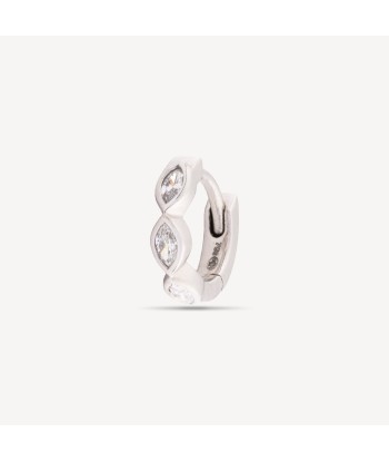 Piercing Créole 6.5mm or blanc marquises 3x2mm 2 - 3 jours ouvrés.