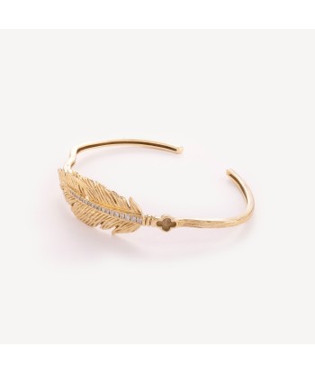 Bracelet Feather or les ligaments