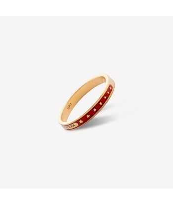 Bague Fuerza Thin Champleve Enamel Vous souhaitez 