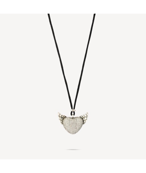 Collier Pendentif Coeur Ailé Faites des économies