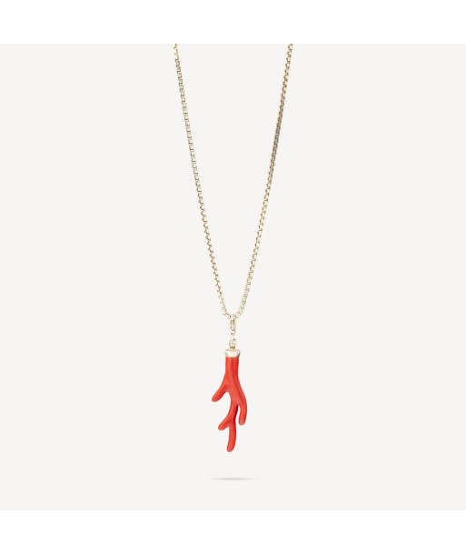 Collier Pendentif Charm Corail livraison et retour toujours gratuits