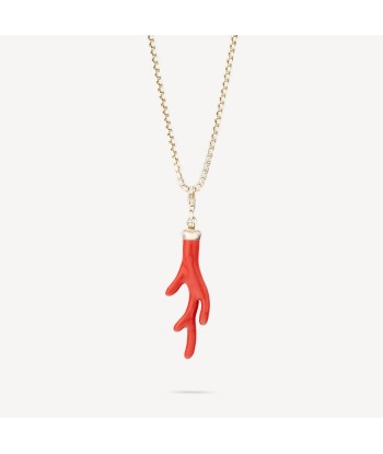 Collier Pendentif Charm Corail livraison et retour toujours gratuits