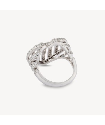 Bague Cut Coeur Or blanc Diamants vente chaude votre 