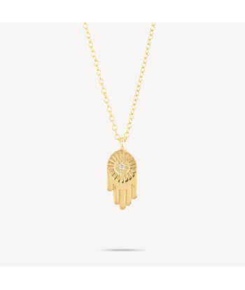 Collier Hamsa Or Diamants destockage