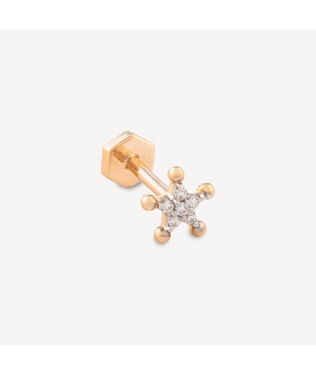 Piercing 8mm Sheriff Star Diamant Or Rose Comment ça marche