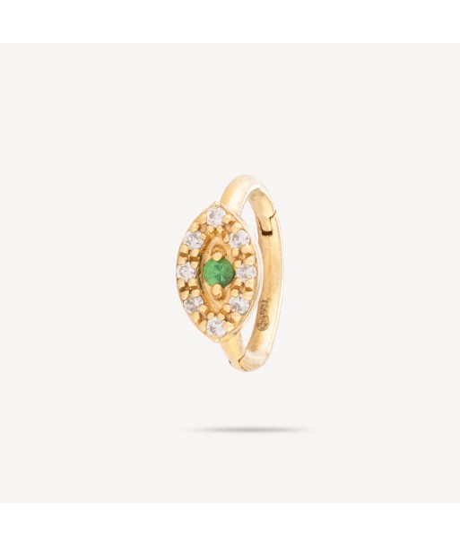 Créole Demi Pavée Tsavorite Marquise Or Jaune ouvre sa boutique