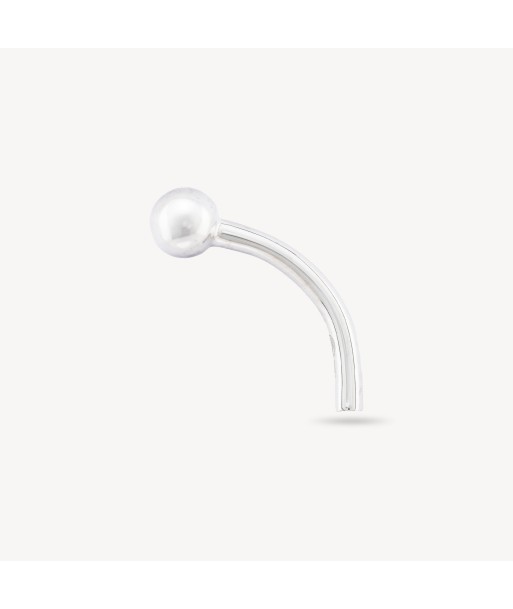 Piercing Tube Nombril 12mm Or Blanc pas cher chine