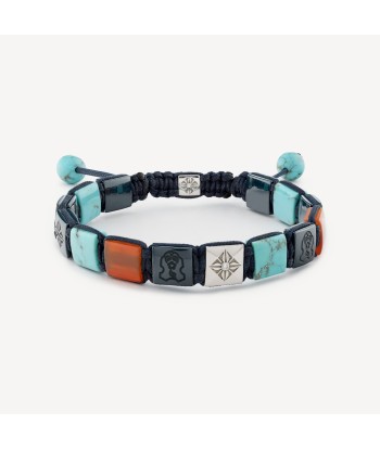 Bracelet Turquoise et Cornaline soldes