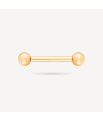 Piercing Barre 14mm Téton Or Jaune livraison et retour toujours gratuits