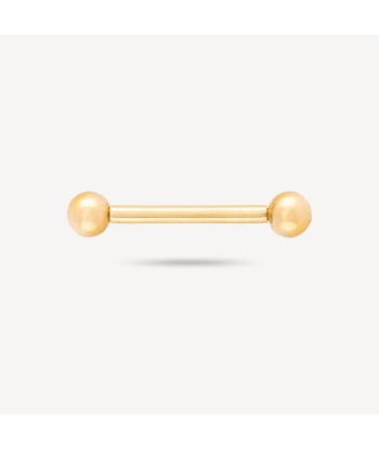 Piercing Barre 12mm Téton Or Jaune Paris Déstockage Promo