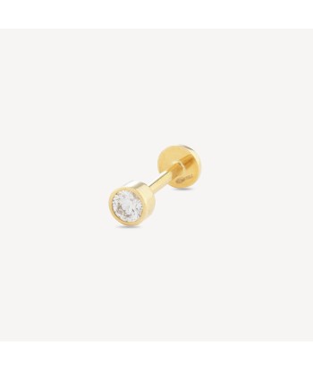 Piercing Puce Tube Or Jaune Diamant 2.5mm store