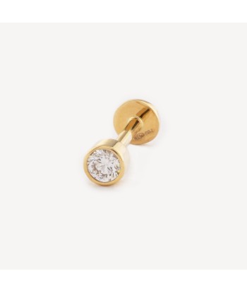 Piercing Puce Or Jaune Diamant 2.5mm destockage