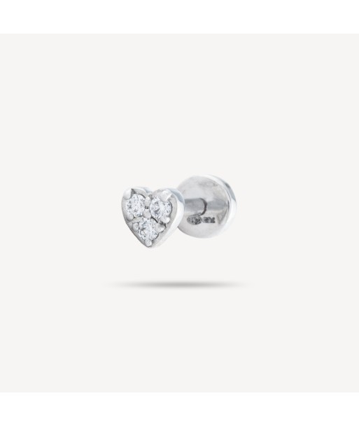 Piercing Puce Or Blanc Mini Cœur Pavé Comparez et commandez 